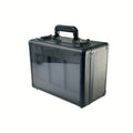3-Row Card Storage Box Case with Transparent Cover for PSA Graded Slabs - Sports Card Holder Organizer for Trading Cards
