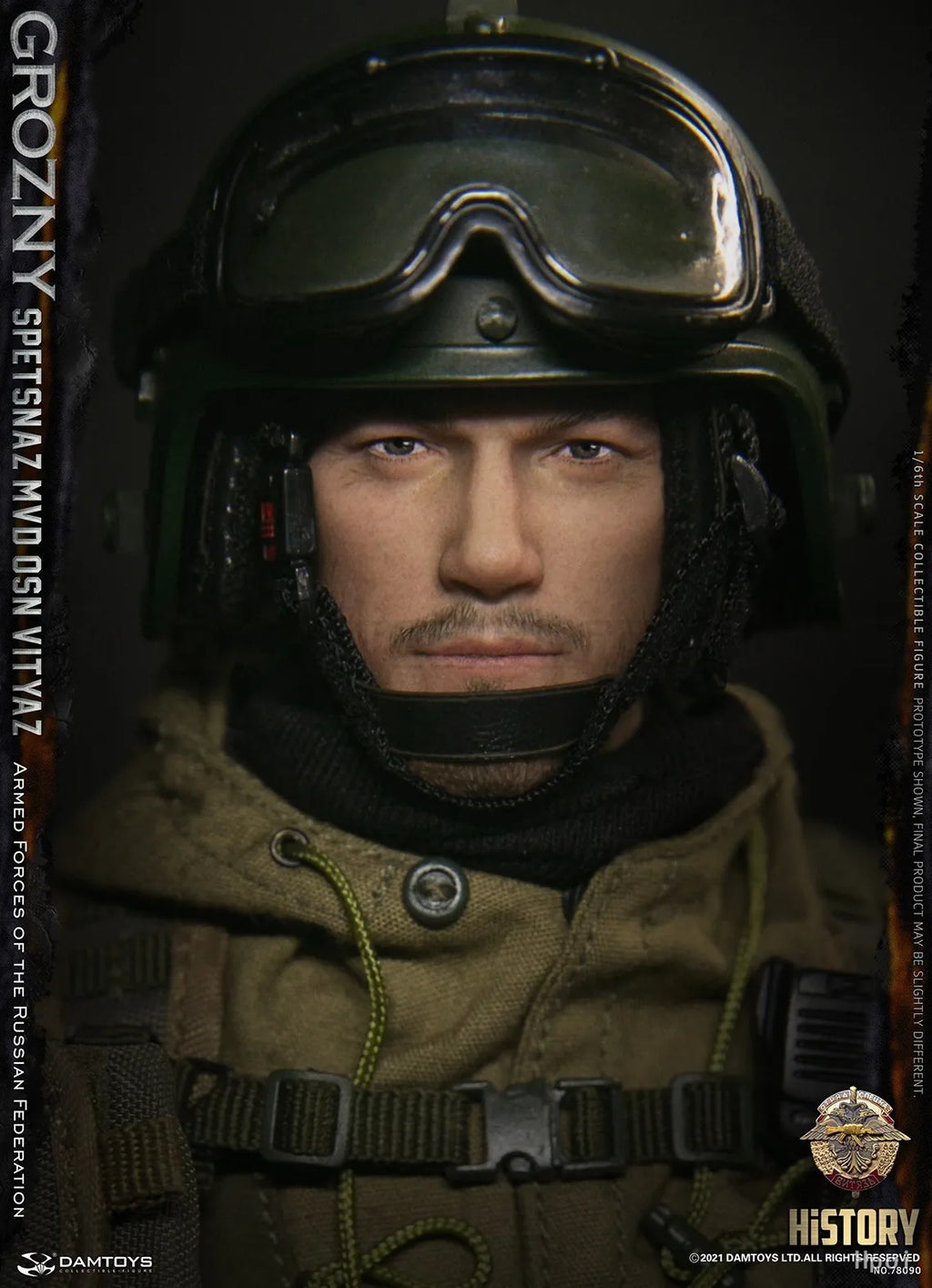 【MT】DAMTOYS NO.78090 GROZNY ARMED FORCES OF THE RUSSIAN FEDERATION SPETSNAZ MVD OSN VITYAZ 1/6 Action Figure Model Toys