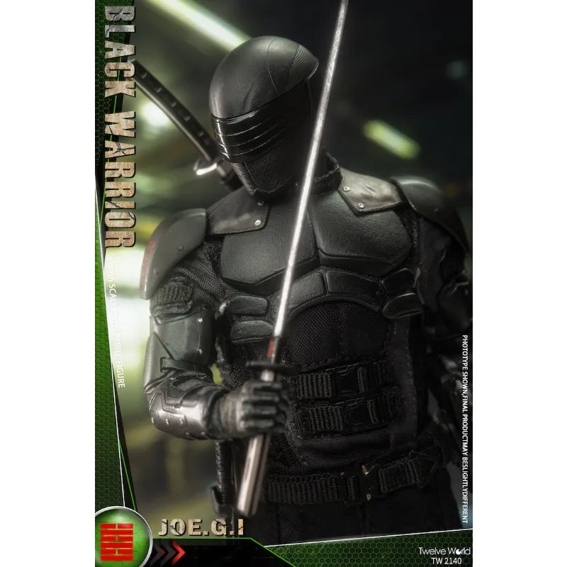 TWTOYS Original 1/12 Black Samurai White Ninja Mobile Doll Model Handmade Toy Boy Exquisite Gift Collection Ornament in Stock