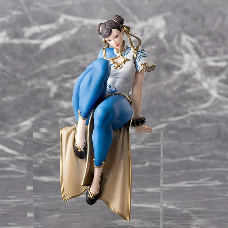14cm Street Fighter Chun Li Anime Game Figure Ryu/Ken Masters Action Figure Guile/Zangief Figurine Collectible Model Doll Toys
