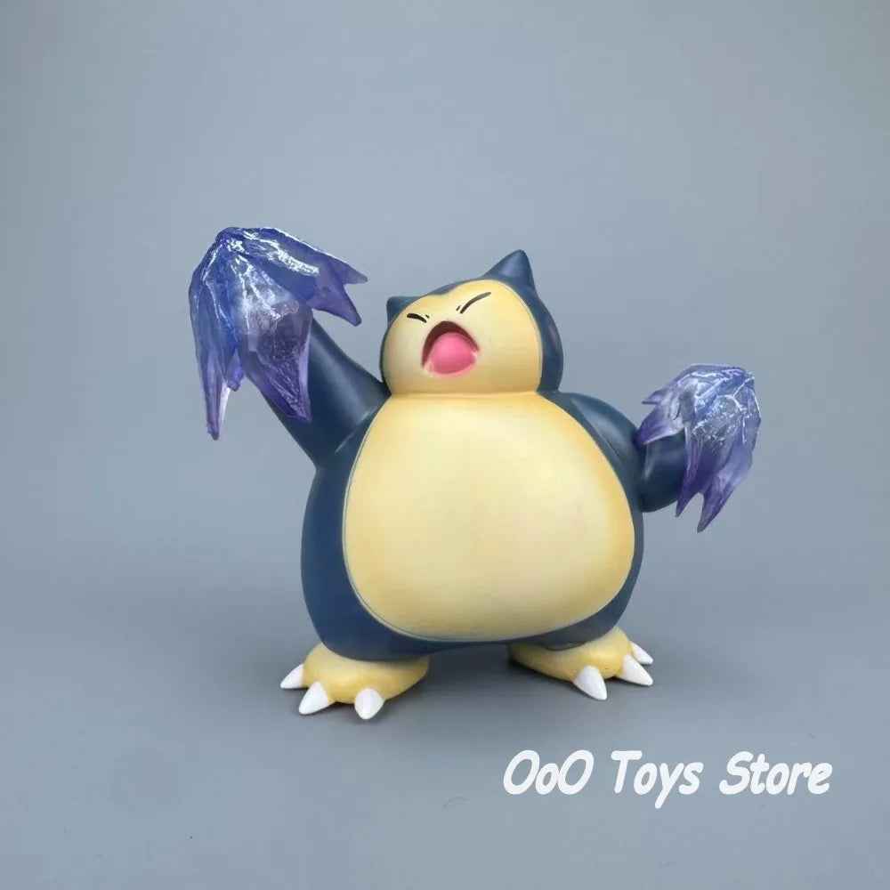 10cm Anime Pokemon Figure Snorlax Action Figures Pvc Statue Desktop Ornamen Collection Model Toys Gifts