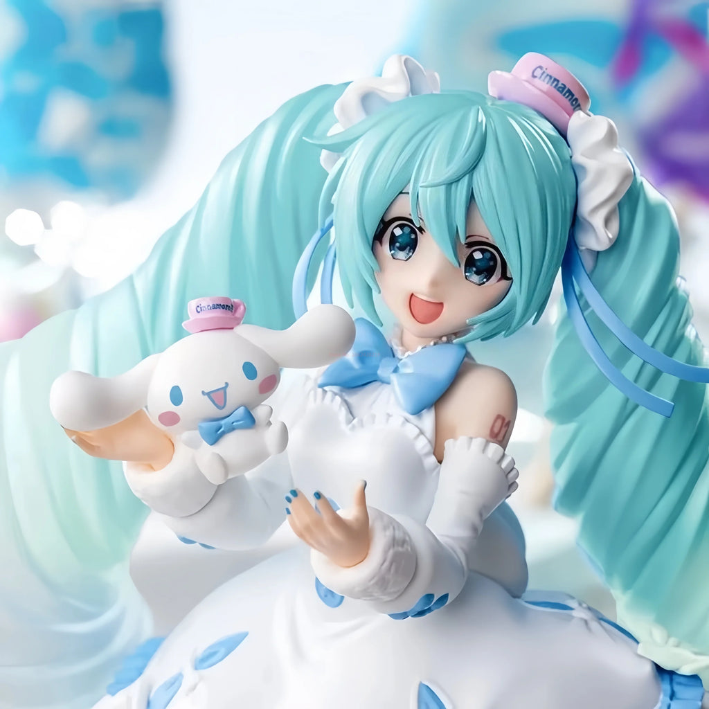 Hot Original Luminasta Anime Figure Hatsune Miku Kwaii Q Ver. Collection Action Figurine Doll For Birthday Gift
