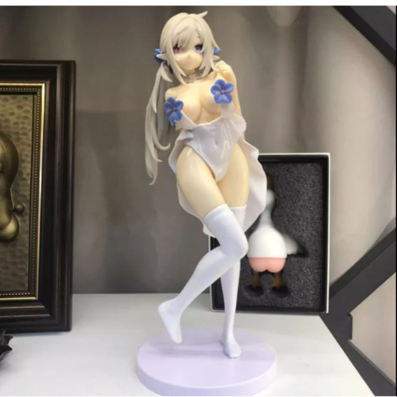 In Stock Anime Figure Pure White Elf  Action Figure Home/Office Decoration Japanese Anime Collection Toys Hentai Model Doll Gift