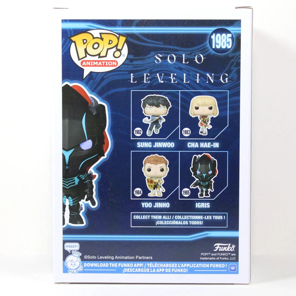 Anime Solo Leveling Figure Igris Cha Hae-In Yoo Jinho Funko Pop Vinyl Figures Collectible Limited Edition Figurine Toy Gift