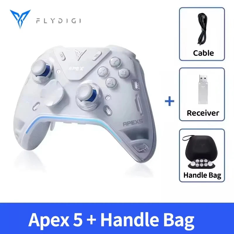 2025 Original Flydigi APEX 5 Gaming Controller Wireless Gamepad Elite Force Feedback Trigger Support PC/Switch/Mobile/TV Box