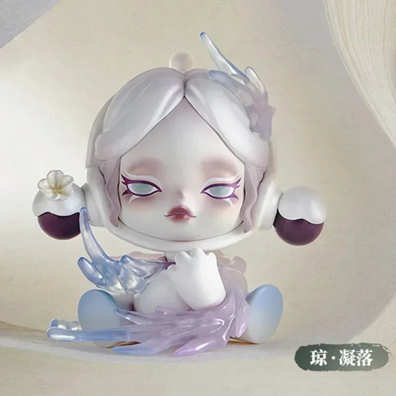 POP MART SKULLPANDA The Ink Plum Blossom Series Blind Box Mystery Box Guess Bag Toys Doll Cute Anime Figure Desktop Ornaments