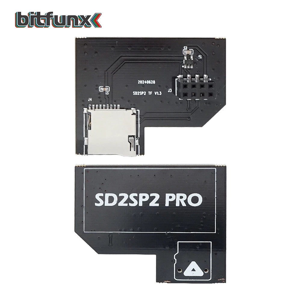 Bitfunx V1.3 SD2SP2 Pro SD Card Adapter Load SDL Micro SD Card TF Card Reader for Nintendo Gamecube NGC NTSC Serial Port 2