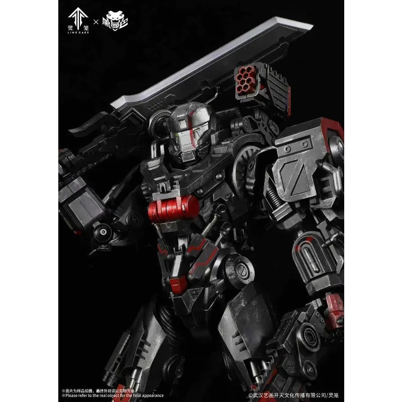 Spot Black Mamba LingCage Original Mark Heavy Stereoscopic Dawn Genuine Creation Mech Finished Product Mobile Model Handmade Toy