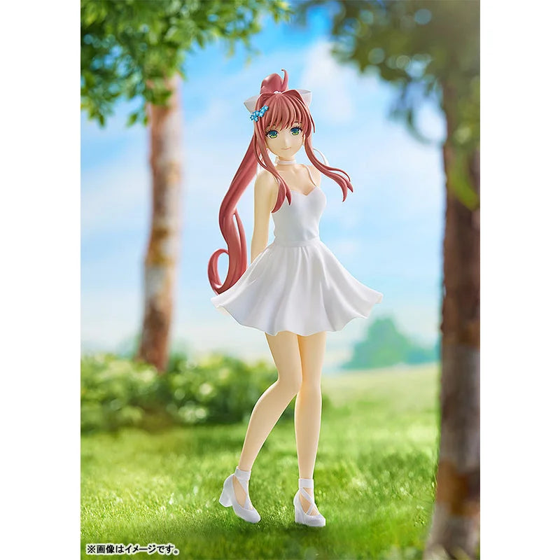 Original GSC POP UP PARADE Monika White Dress ver. In Stock Anime Action Figures Model Toys