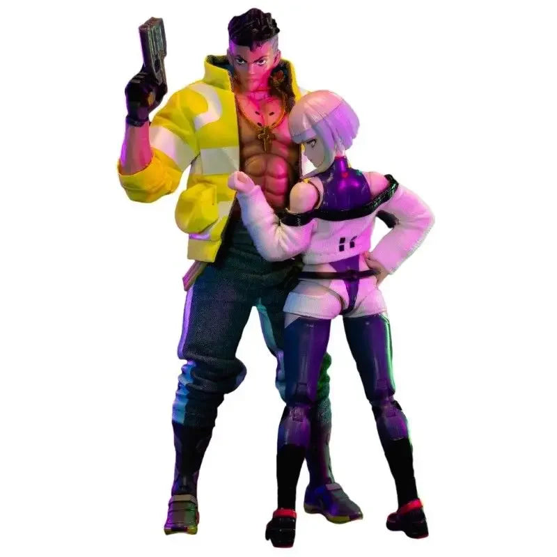 Inventory Jada Cyberpunk 1/12 Edge Walker David Lucy Handmade Cyberronin Mobile Doll Rebecca Birthday Gift Desktop Decoration
