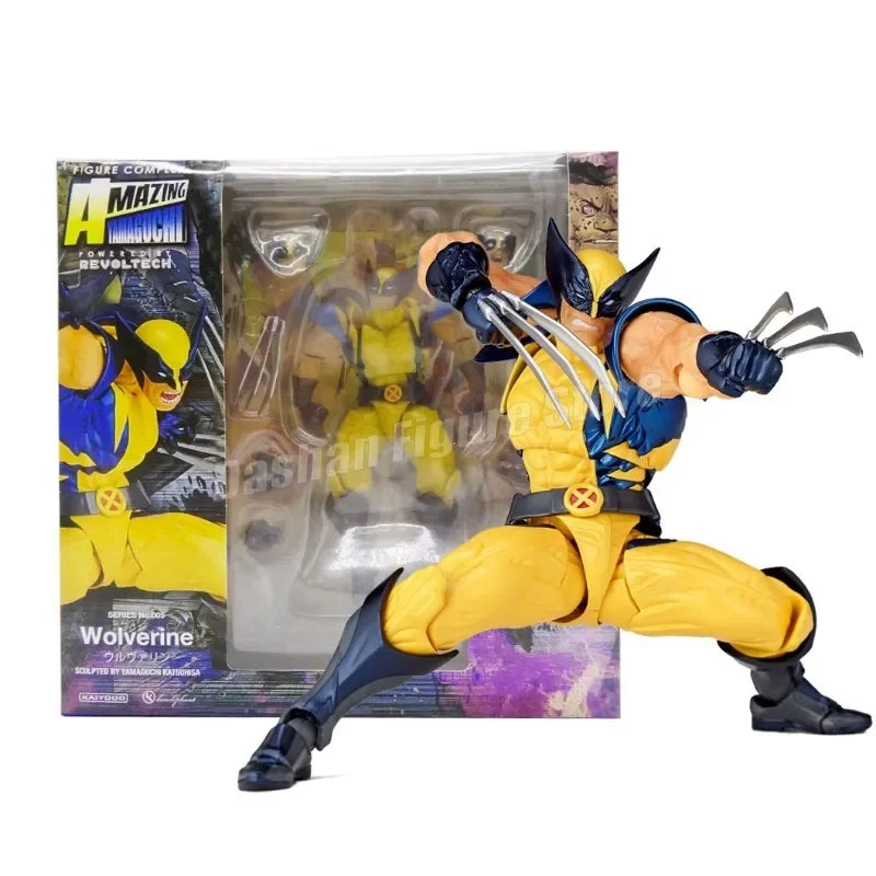 Erstaunliche Yamaguchi 025EX Deadpool 3 Actionfigur PVC-Kollektion 15 cm Revoltech Wade Winston Wilson Bewegliche Figuren Modellspielzeug