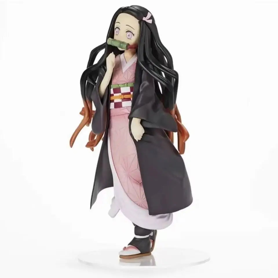 Kamado Nezuko Фигурки Аниме Demon Slayer PVC Орнаменти Kimetsu no Yaiba Модел Комплекти Играчки Миниатюри Гаражни комплекти Фигурка