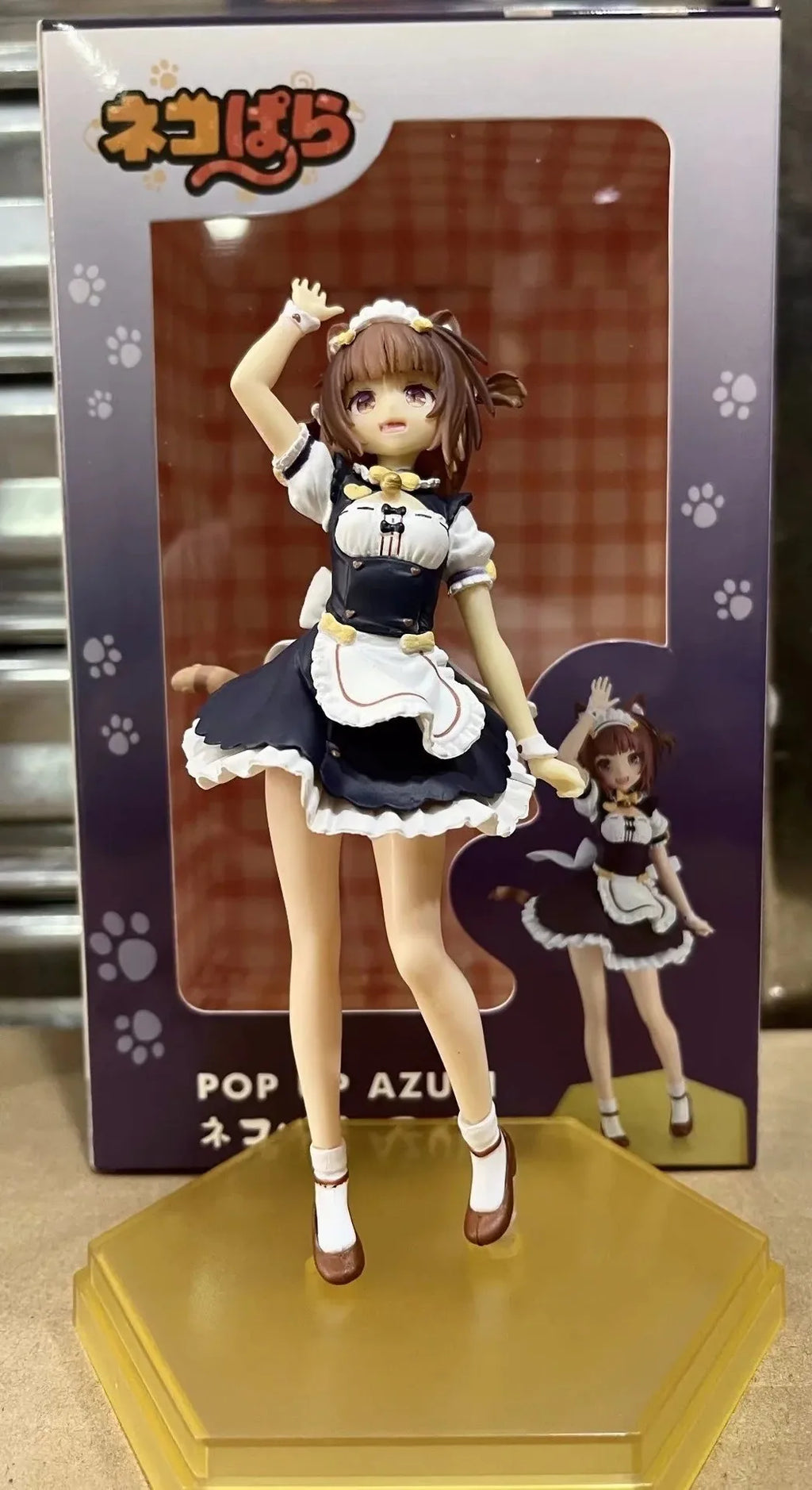 New Cute Anime Nekopara Coconut Figure Standing Maid Outfit Ver Anime Azuki Model Gift Collection Action Figure PVC