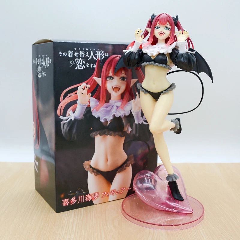 23cm My Dress-Up Darling Sexy Anime Girl Figure Marin Kitagawa Bikini Action Figure Adult Collectible Model Doll Toys Gifts