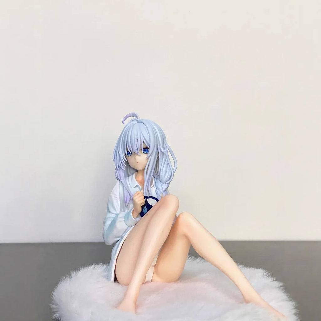 Majo no Tabitabi Elaina Coreful Figure Nightwear Anime PVC delicate Action Figure Toy  Collectible sculpture Model Doll ornament