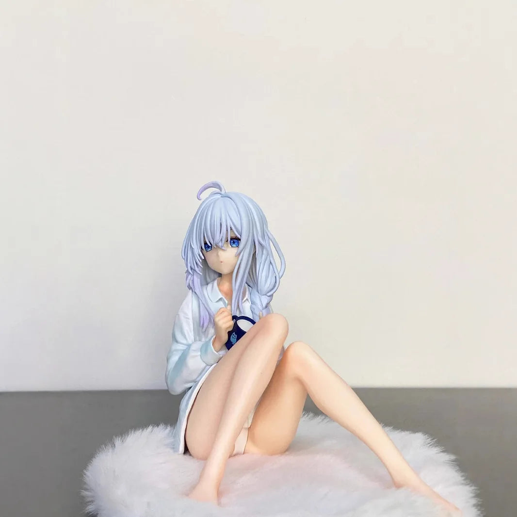 Majo no Tabitabi Elaina Coreful Figure Nightwear Anime PVC delicate Action Figure Toy  Collectible sculpture Model Doll ornament
