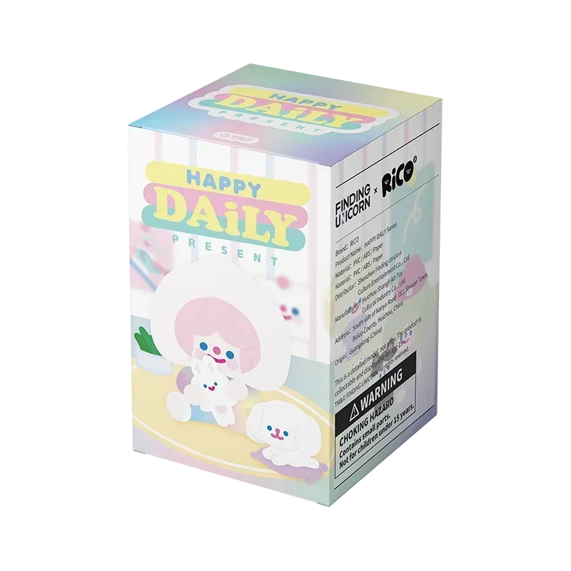 Finding Unicorn RiCO Happy Daily Series Blind Box Guess Bag Original Toys Doll Cute Anime Figure Ornaments Gift