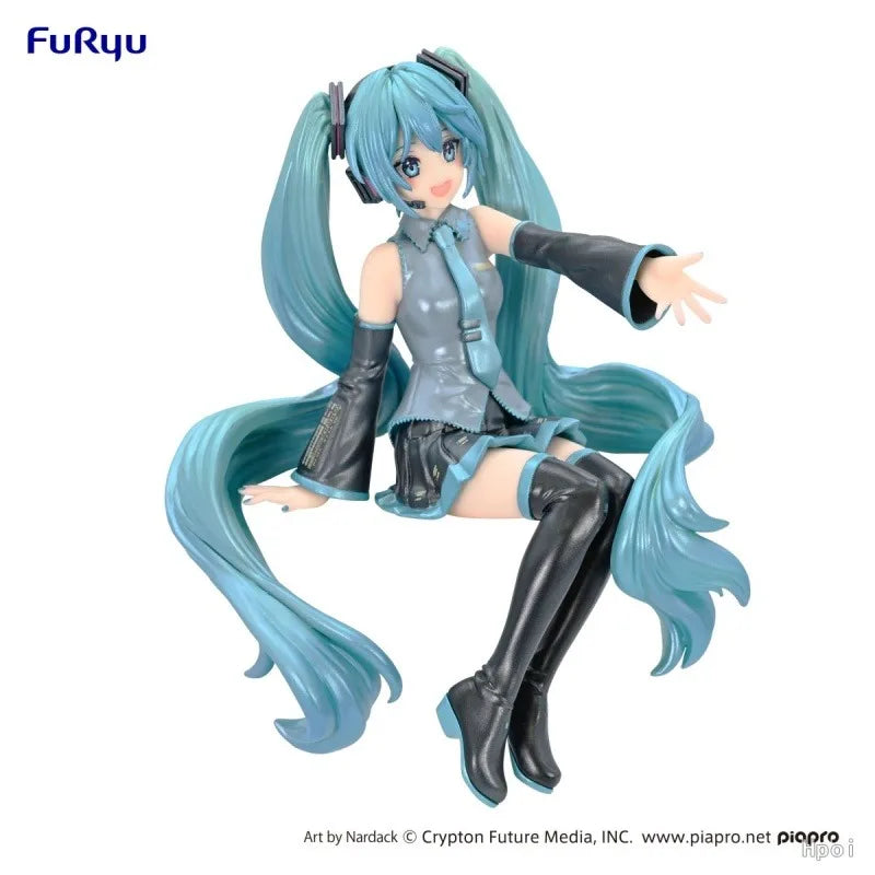 FURYU in Stock Genuine Piapro Characters - Megurine Luka - Noodle Stopper Figure Garage Kit  Action Figure Gifts Toys Model
