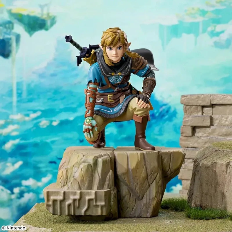 Original Sega The Legend of Zelda Tears of the Kingdom FIGURIZMα Link Figure SEGA 23CM Anime Action Model Collectible Toys Gift