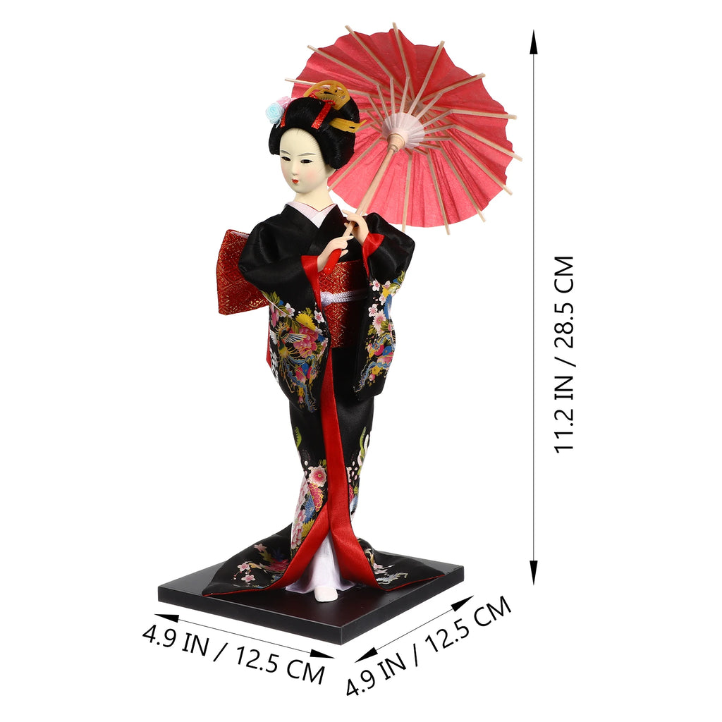 Kimono Geisha Japanese Geisha Figurine sushi shop tabletop ornament Japanese Kimono Girl Statue home restaurant Geisha deco