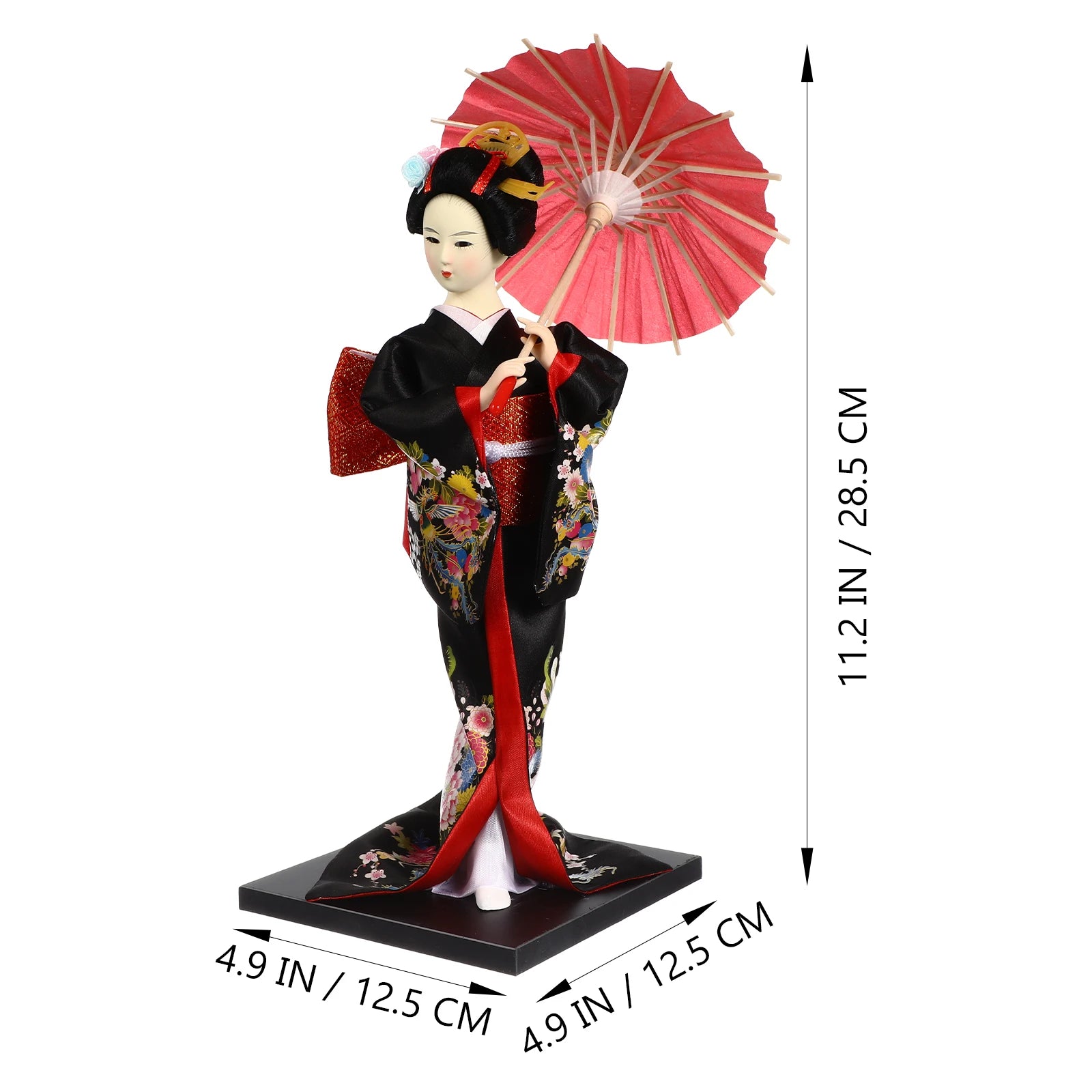 Kimono Geisha Japanese Geisha Figurine sushi shop tabletop ornament Japanese Kimono Girl Statue home restaurant Geisha deco