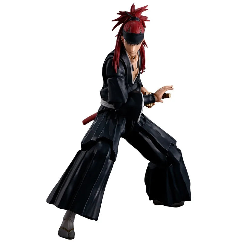 Bandai Original SHF BLEACH Ichigo Kurosaki Toushiro Hitsugaya Byakuya Kuchiki Kenpachi Zaraki Renji Abarai Anime Figur Modell Spielzeug