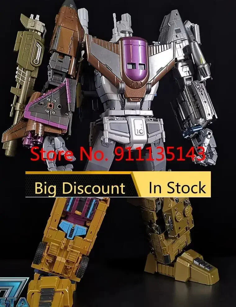 Zeta Toys Za-07 Za07 Bruticon Bruticus All Set Metallic Ver In Stock