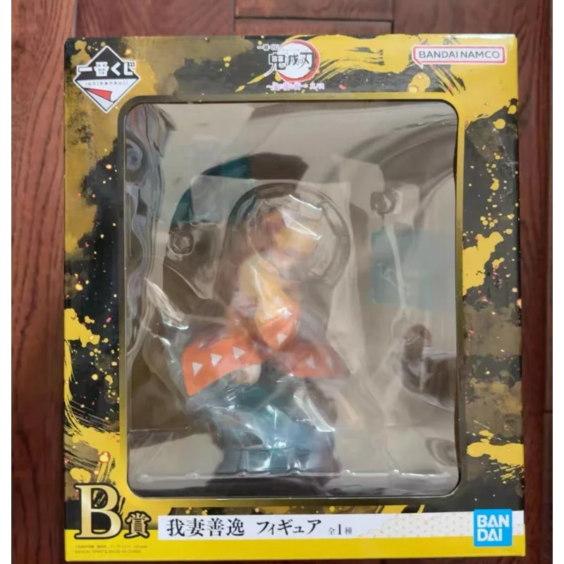In Stock Original Bandai Banpresto Kimetsu no Yaiba Agatsuma Zenitsu Anime Characters Model Toy Birthday Present Garage