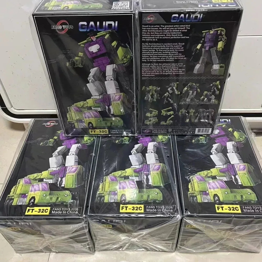 In Stock Fanstoys FT-32C FT32C GAUDI Devastat Hook Anime Action Figure Combination Transformation Toy Model