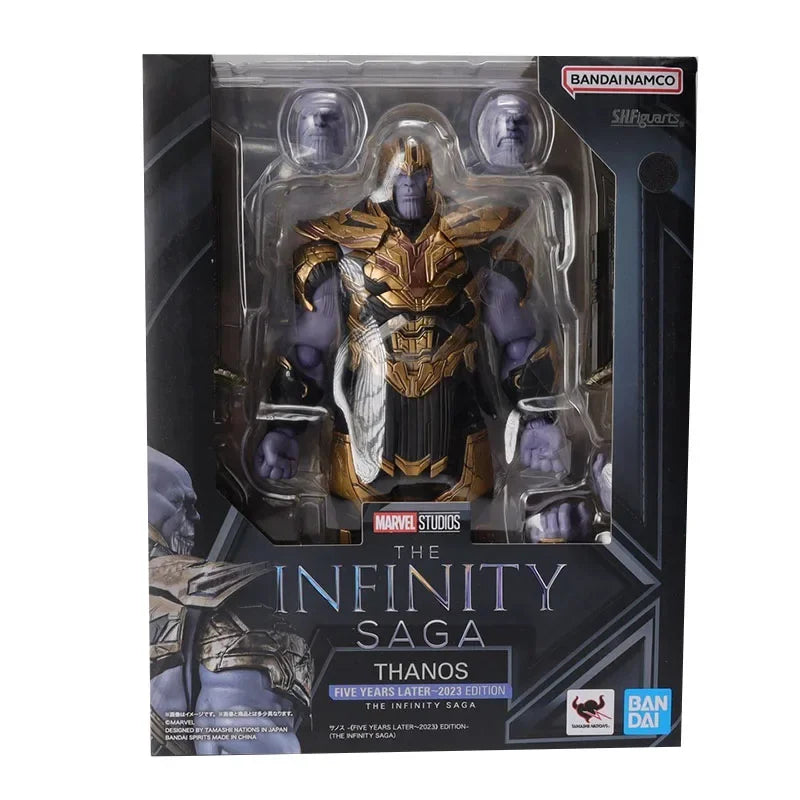 Bandai Thanos SHF THE AVENGERS 4：ENDGAME THANOS Anime Figure ActionFigure Toys For Boys /Girls /kids/Christmas Gift