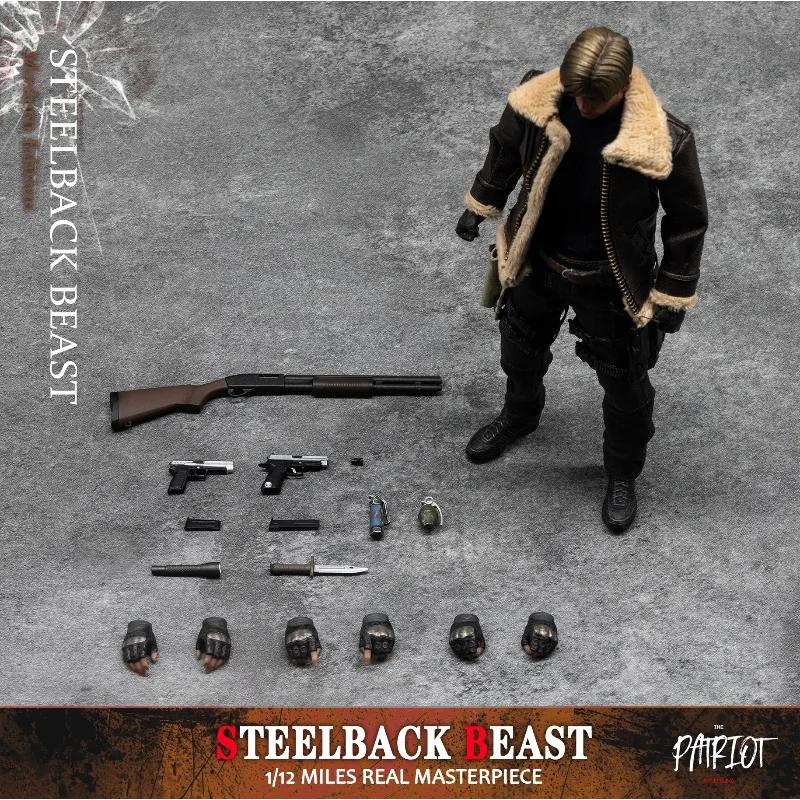 【Coming Soon】Original Patriot Studio Steelback Beast Leon AB Action Figure Holiday Gift