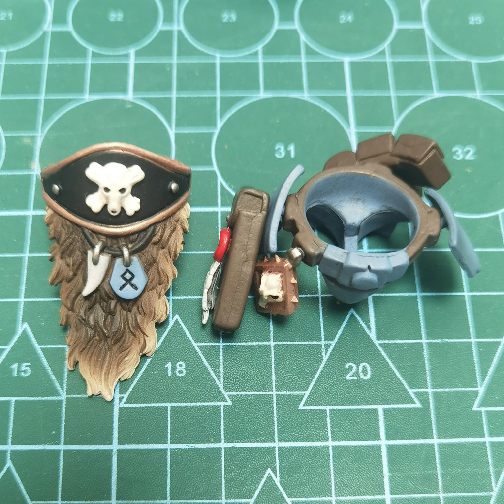 Joytoy Warhammer 1/18 Екшън фигурки Space Wolves Claw Pack Sigyrr Stoneshield Модел играчка момче подаръци 3.75 инча