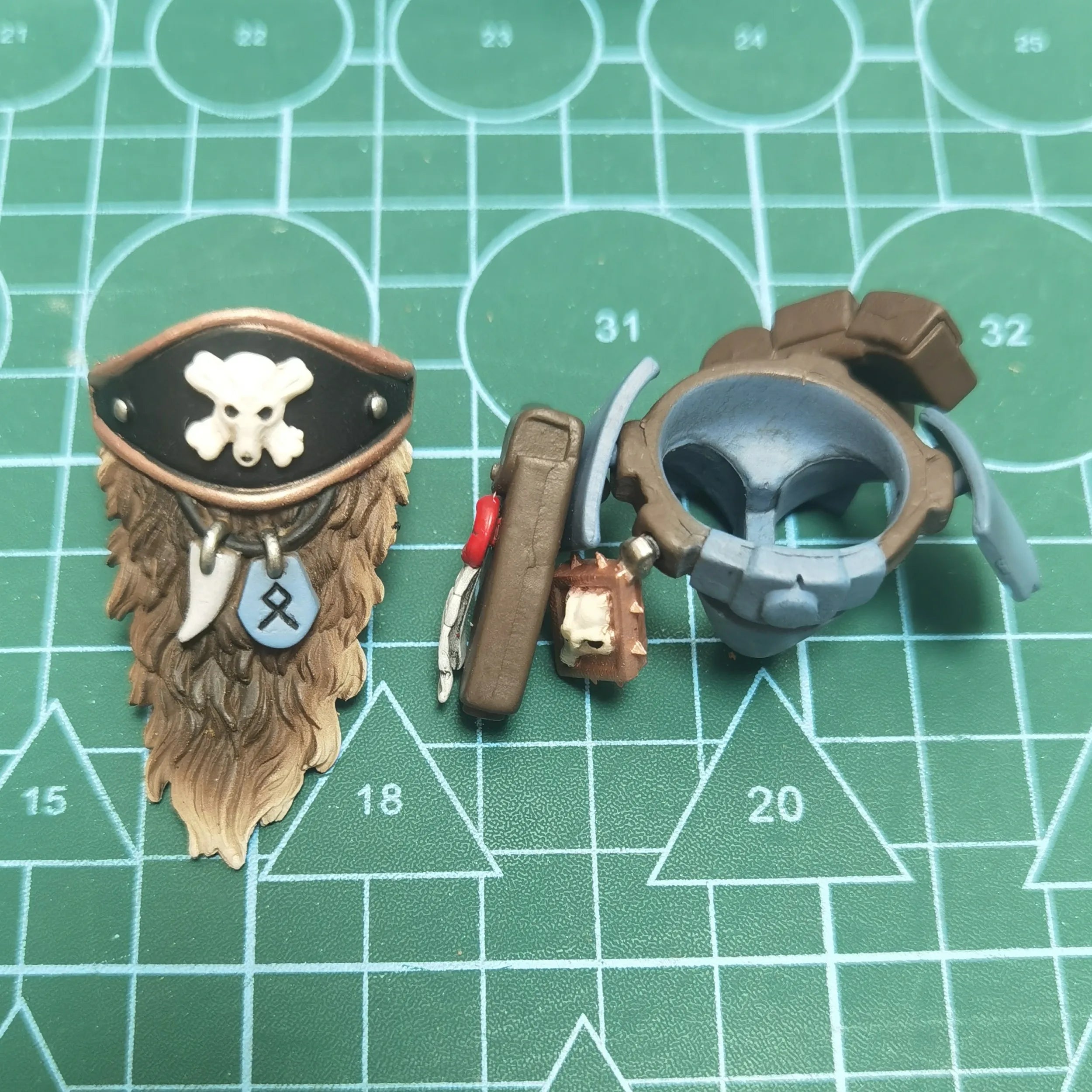 Joytoy Warhammer 1/18 Екшън фигурки Space Wolves Claw Pack Sigyrr Stoneshield Модел играчка момче подаръци 3.75 инча