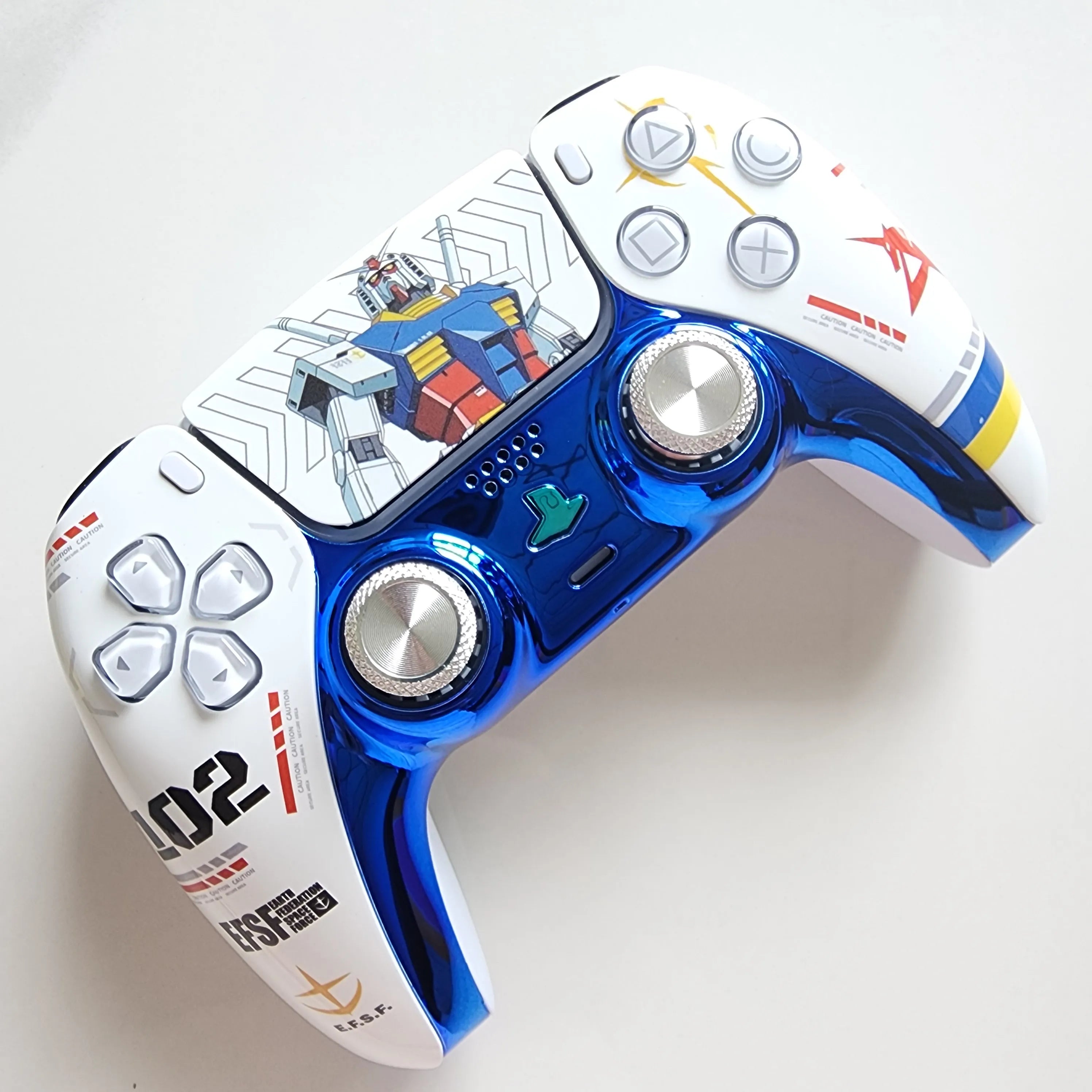 NEWJohnny Old Video Gamer Handmade Original Gamepad Upgraded Hall TMR Electromagnetic Joystick PS5 Wireless Gaming Controller