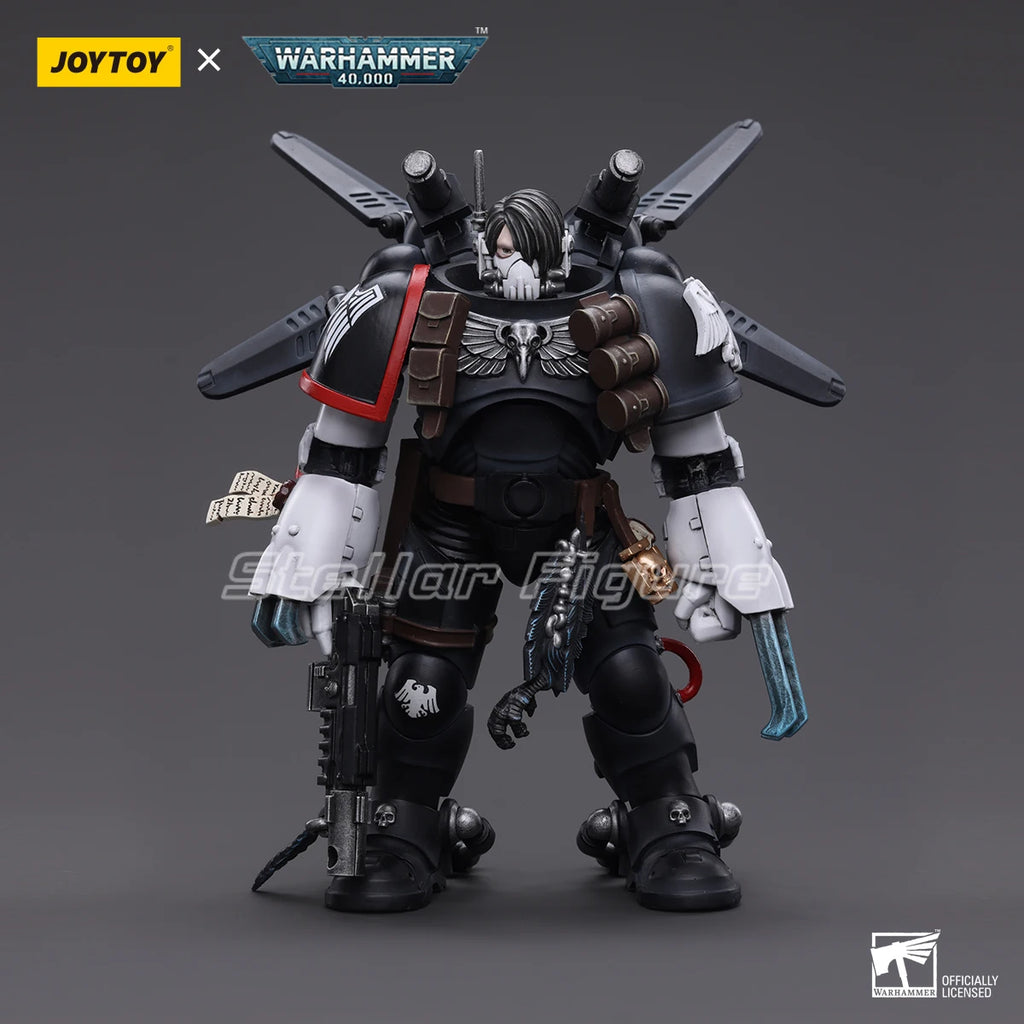 【Pre-sale】JOYTOY Warhammer 40K 1/18 Action Figure Raven Guard Chapter Master Kayvaan Shrike Model Toys Gifts Collection Ornament