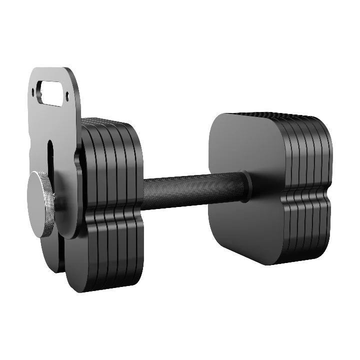 Men's Gym Training Quick-Lock Insert  Square Adjustable Dumbbell