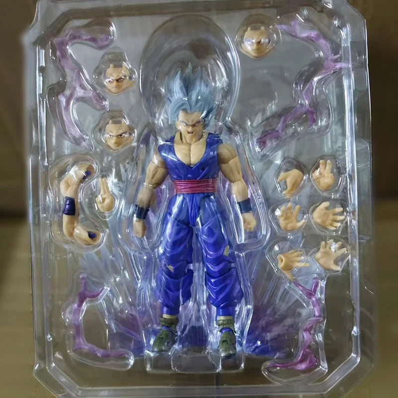 Dragon Ball Exclusive Edition Son Gohan Beast Action Figure PVC Movable Collection Anime Shf Super Saiyan Gohan Figurine Toys