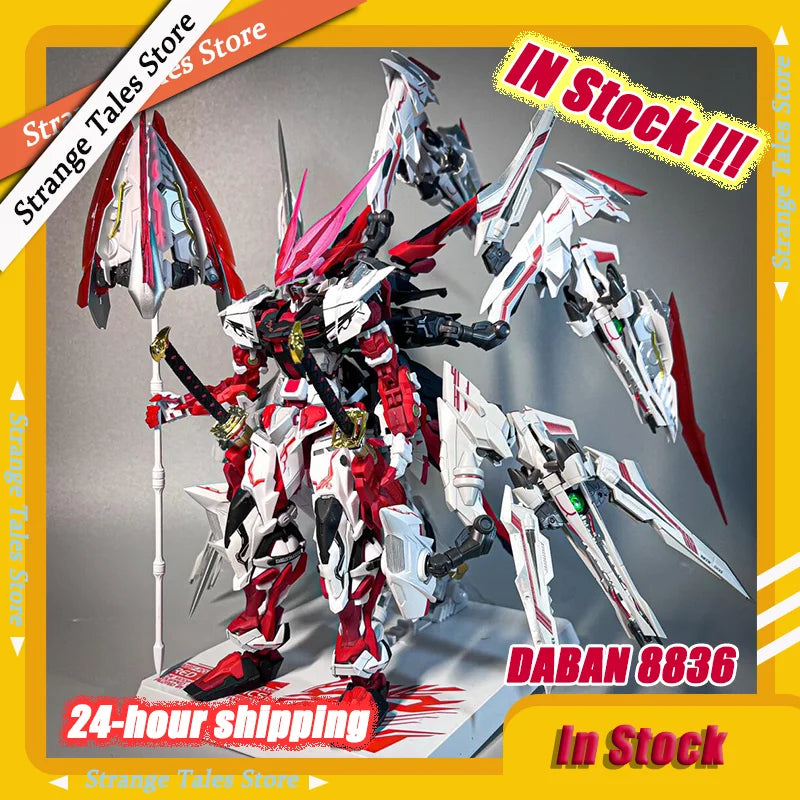In Stock DABAN 8836 MB Style 1/100 Astray Red Frame Red Dragon Assembly Model Kit MBF-P02 Action Figure Robot Model Toy Gift