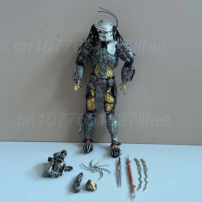 Alien Figure Celtic Predator Masked Scar Predator Figure Alien Action Figure Model Toys Joint Movable Doll Christmas Present