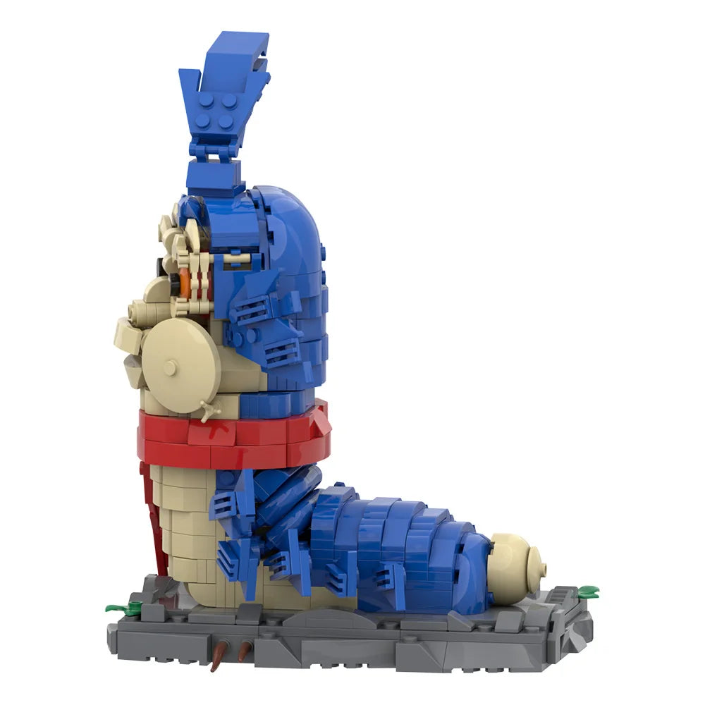 MOC The Worm Labyrinth Building Blocks 1986 Movie Scene Diorama for Adult Collectors Fantasy Film Character Model Kit