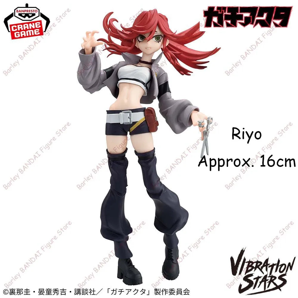 Original In Stock BANPRESTO Gachiakuta VIBRATION STARS Riyo Enjin Anime Action Figures Boxed Model Toys Holiday Gifts For Kids
