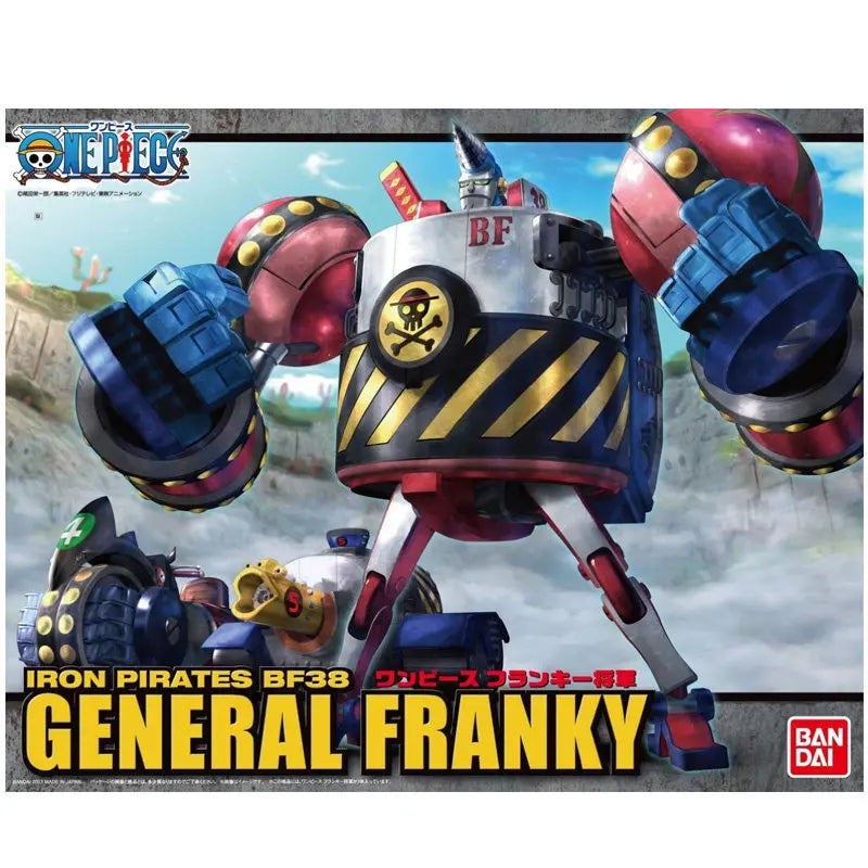 Bandai One Piece Model Kit General Franky Action Figure Building Kit Anime Figures Collectibles Model Toys Boys Birthday Gift