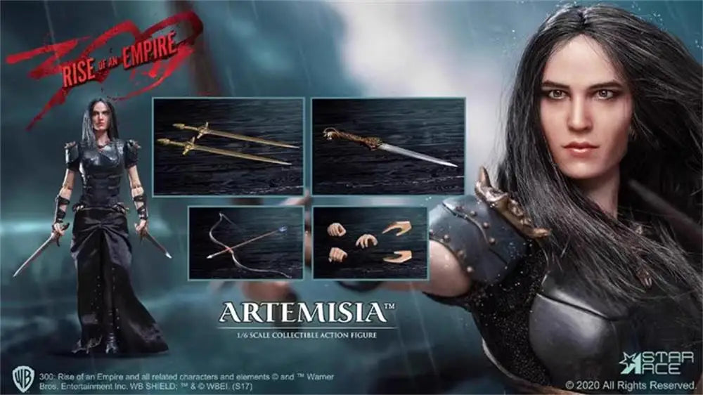 1/6 Star Ace Toys Female Greek Hero Warrior 300 Full Set Moveable Action Figure with Platform Gift For Fans Collect