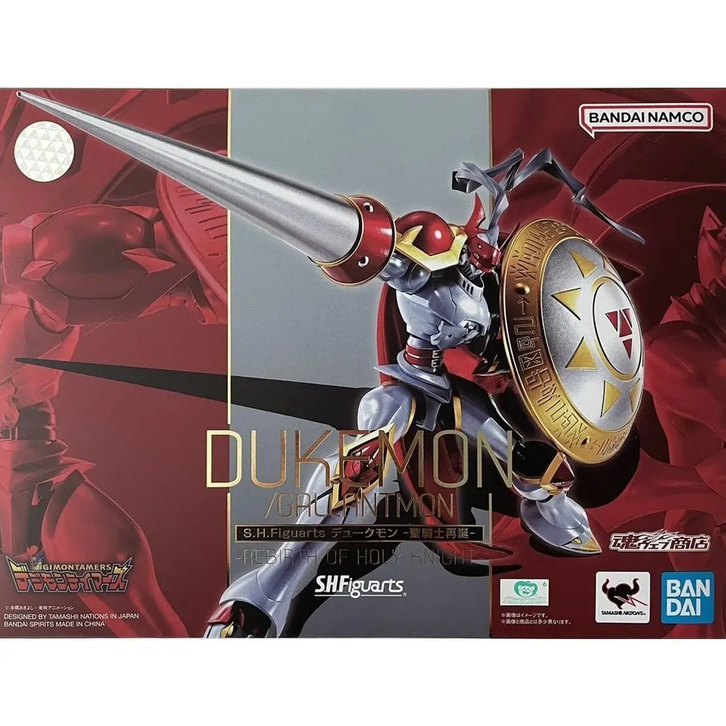 Mobile Dukemon/Gallantmon Toy Model, SHF, Original Bandai, S.H.Figuarts, Rebirth of Hoiy Knight, Royal Knights, in Stock