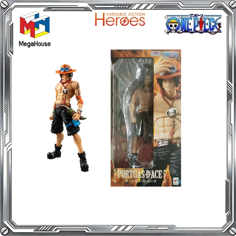 MegaHouse Original Variable Action Heroes One Piece Anime Luffy Shanks Boa Hancock Zoro Robin Action Figure Toys Gifts Model