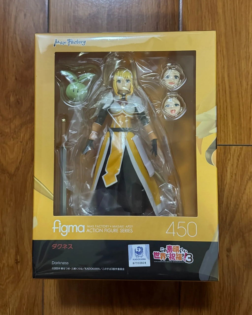In Stock Original Max Factory Figma 450 Darkness Kono subarashi sekai ni shukufuku wo 14Cm Action Figure Model Collectible Toys