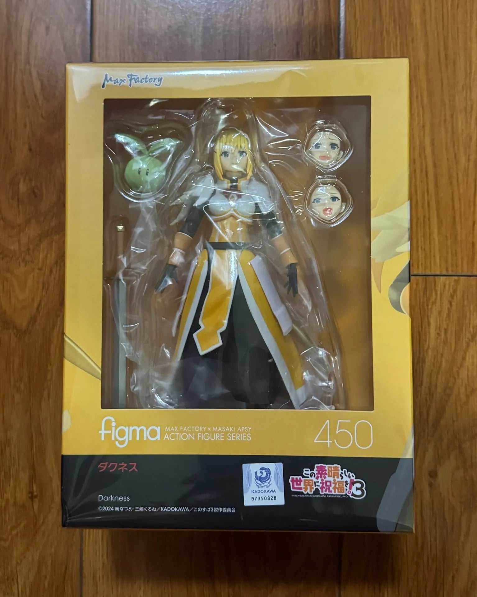 In Stock Original Max Factory Figma 450 Darkness Kono subarashi sekai ni shukufuku wo 14Cm Action Figure Model Collectible Toys