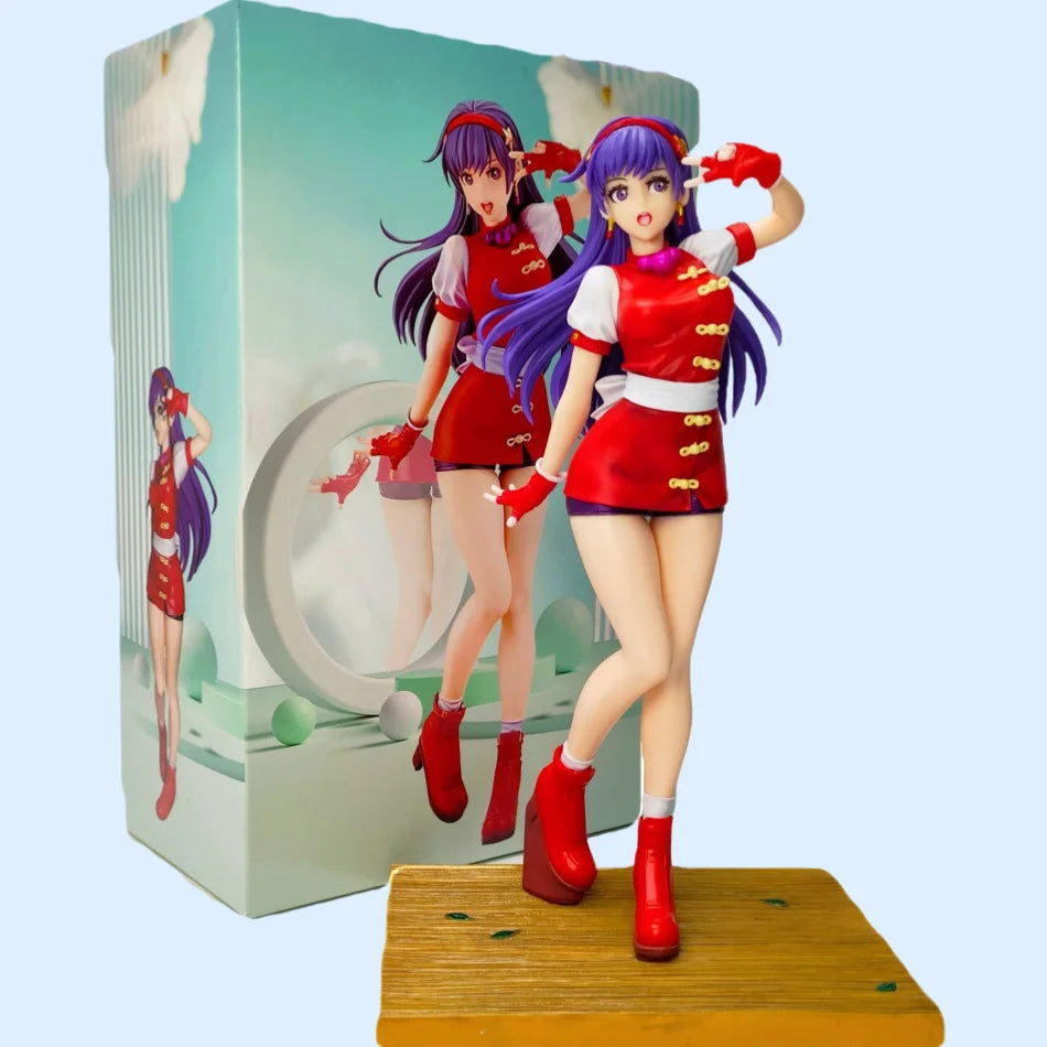 18cm The King of Fighters '98 SNK Anime Figure Kyo Kusanagi Iori Yagami Action Figures Arcade Game peripheral PVC Model Toy Gift