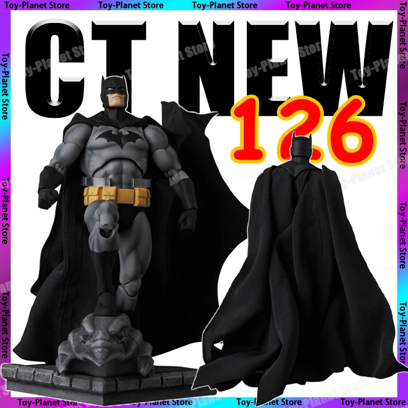 Ct Toys Batman Mafex 126 Dc Batman Figure Shf Anime Action Figure Figurine Statue Model Customized Gifts Kids Toys