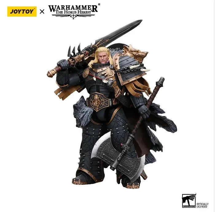 JOYTOY Warhammer 40K The Horus Heresy Space Wolves Leman Russ 1/18 Official Articulated & Collectible Model  Gift for Adult Fans